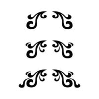 ornament design for the middle of the paragraph vector