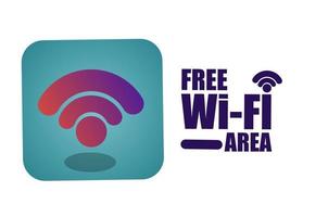free wifi vector illustration