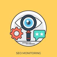 Seo Monitoring Concepts vector