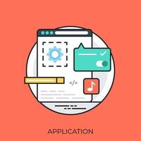 Web Application Concepts vector