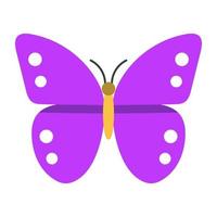 Purple Emperor Butterfly vector