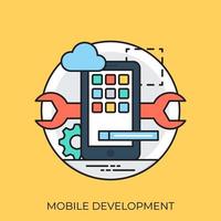 Mobile Development Concepts vector