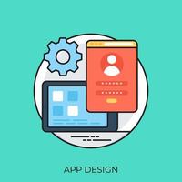 App Design Concepts vector