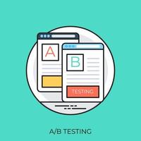 A B Testing vector