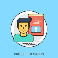 Project Execution Concepts vector