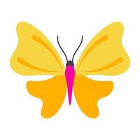 conceptos de mariposa luciérnaga vector