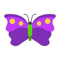 Dotted Pattern Butterfly vector