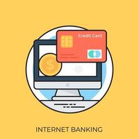 conceptos de banca por internet vector