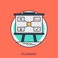 Trendy Planning Concepts vector