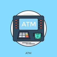 Trendy ATM Concepts vector