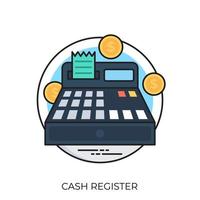 Cash Register Concepts vector