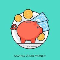 Saving Money Concepts vector
