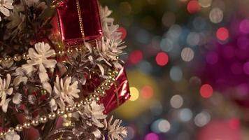 kleurrijke kerst nieuwjaar viering decoratie video