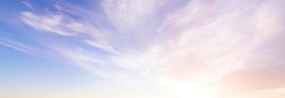 colored wide sky and gradient and white cloud texture and striped abstract dirty photo