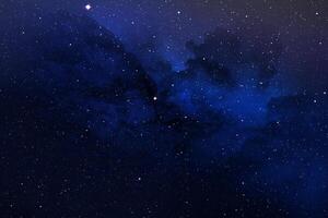 dark blue space color texture abstract Background,space color in galaxy in black photo