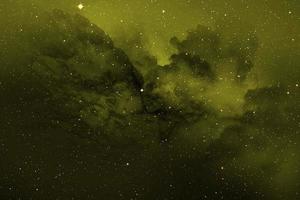 Fondo abstracto de textura de color amarillo espacial, color espacial en galaxia en negro foto