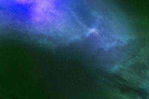 blue and green space color texture abstract Background,space color in galaxy in black photo