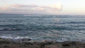 beautiful blue sea beautiful seascape panorama. Composition of nature abstract background photo