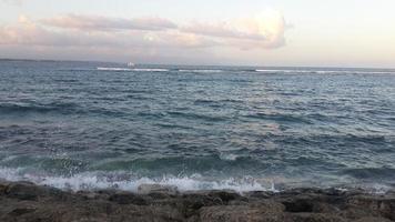 beautiful blue sea beautiful seascape panorama. Composition of nature abstract background photo