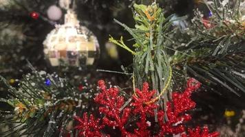 bunte weihnachten neujahr feier dekoration video
