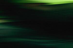 dark green colored smooth abstract background and motion blurred light background and gradient diagonal lines photo