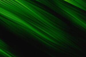 green and black colored smooth abstract background and motion blurred light background and gradient diagonal lines photo