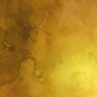 orange vintage coffee watercolor abstract background gold luxury ink and watercolor textures on white paper. photo