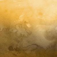 Fondo abstracto de acuarela de café vintage naranja texturas de tinta y acuarela de lujo dorado sobre papel blanco. foto
