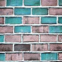 greenish blue and gray colored wall brick Abstract grunge background with distressed aged texture and brush painting photo