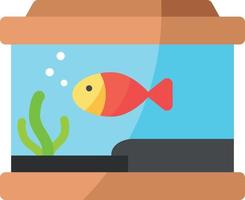 aquarium line icon illustration vector