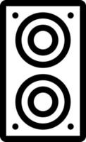 speaker line icon illustration vector