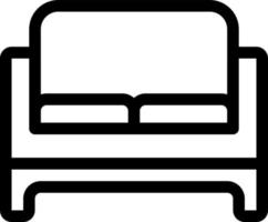 sofa line icon illustration vector