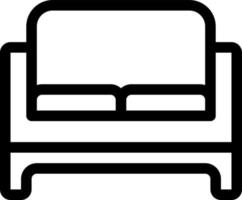 sofa line icon illustration vector