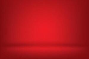 Abstract gradient background with red color, studio room pattern. Vector illustration.