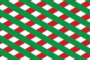 Christmas background with red and green on white colour, block pattern. Vector illustration.