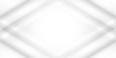 Abstract  white and gray color, modern design background with geometric shape. Vector illustration.