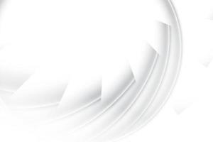 color blanco y gris abstracto, fondo de diseño moderno con forma redonda geométrica. ilustración vectorial. vector