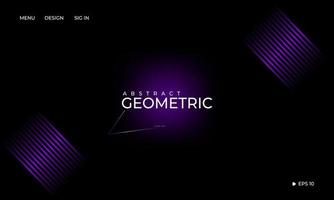 Minimal geometric background. Dynamic shape composition. Suitable for web, banners, posters and more. vector