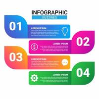 Graphic abstract element, Business data visualization. Process chart. a diagram with steps, options, sections or processes. Vector business template for presentations. Creative concept for infographic