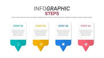 Graphic abstract element, Business data visualization. Process chart. a diagram with steps, options, sections or processes. Vector business template for presentations. Creative concept for infographic