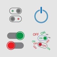 On Off Button Icon Vector Design Illustration