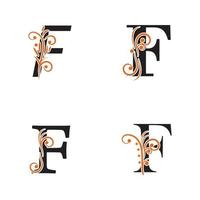 Creative Letter F Logo design vector template Symbol Logotype.