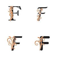 Creative Letter F Logo design vector template Symbol Logotype.