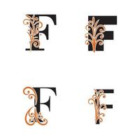 Creative Letter F Logo design vector template Symbol Logotype.