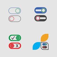 On Off Button Icon Vector Design Illustration