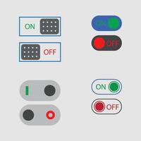 On Off Button Icon Vector Design Illustration