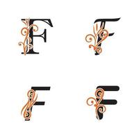 Creative Letter F Logo design vector template Symbol Logotype.