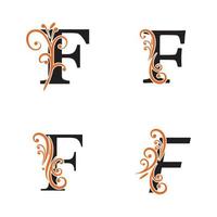 Creative Letter F Logo design vector template Symbol Logotype.