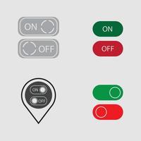 On Off Button Icon Vector Design Illustration
