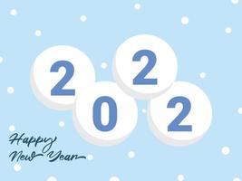 Illustration vector new year 2022